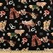 44'' Wide Sante Fe Stackhouse Ranch Black Fabric By The Yard