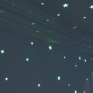 Glow In The Dark Stars For Ceiling 633 Pcs Realistic 3d Stickers