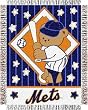 New York Mets Acrylic Triple Woven Jacquard Baby Blanket/Throw (36"x46") - MLB Baseball