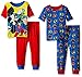 DC Comics Boys Comic-Squad 4-Piece Pajama Set
