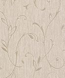 Rasch 506716 Relieftapete ""Muster Floral"" beige-beige