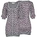 Kensie Girl Women's Animal Print Cardigan
