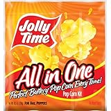 Jolly Time All-in-One Popcorn Kernel, Oil & Salt Portion Kits for 8 oz. Poppers (Pack of 36)