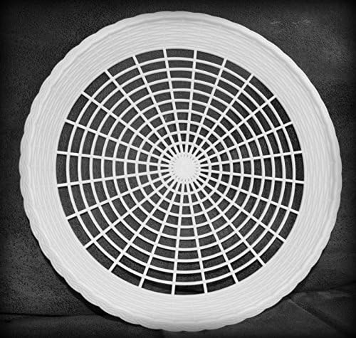 picnic 8 WHITE PLASTIC PAPER PLATE HOLDERS, PICNIC, BBQ