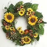 Eigenschaften Sunflower-Design  / Kranz / Türkranz mit Sonnenblumen