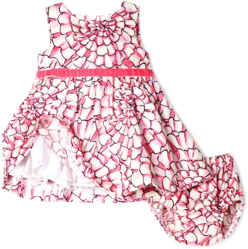 Lilly Pulitzer Baby-girls Newborn Lolly Dress and Bloomers, Hotty Pink Fluff My Ruffles, 3-6 Months Lilly Pulitzer Baby-girls Newborn Lolly Dress and Bloomers, Hotty Pink Fluff My Ruffles, 3-6 Months