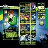 Ben 10 Square Calendar 2010