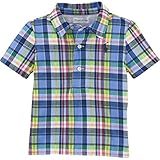 Ralph Lauren(ラルフローレン) タータンチェック柄ワンポイント半袖ポロシャツ 9M(6-9ヶ月) [並行輸入品] [ウェア&シューズ]