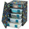 Chocolate Multi-Dot Desktop Stacker