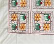 Cotton Bed Cover for Home Decoration Country-Rustic India Cut Work Size Queen (bcov414)