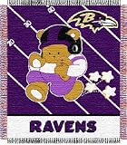 Baltimore Ravens 36x46 Baby Triple Woven Jacquard Throw