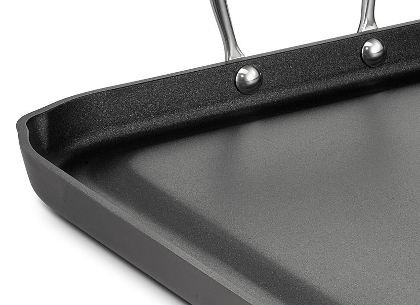 AllClad 3020 Hard Anodized Aluminum Nonstick Double Burner