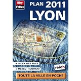Lyon, plan de poche 2011 - Avec localisation des stations V�lo'vpar Blay-Foldex