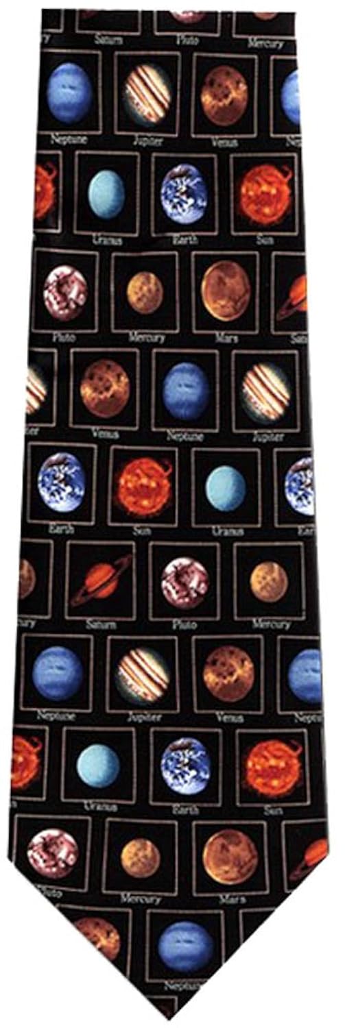 Amazon.com: Museum Artifacts Planets With Name Silk Tie: Clothing Amazon.com: Museum Artifacts Planets With Name Silk Tie: Clothing