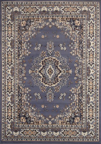 Traditional Area Rug, Supreme Light Blue 8'x11'