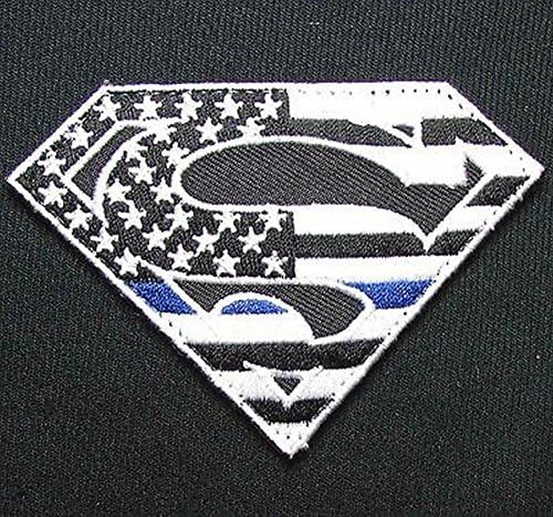 Dats American Flag Police Thin Blue Line Swat Combat Military Velcro Patch