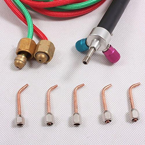 Jewelry Micro Mini Gas Little Torch Welding Soldering with 5 Tips