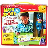 EDUCATIONAL INSIGHTS HOT DOTS JR. LET'S MASTER PRE-K READING SET WITH ACE PEN