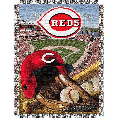 MLB Cincinnati Reds 48-Inch-by-60-Inch Acrylic Tapestry Throw