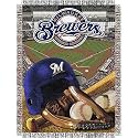 Milwaukee Brewers Woven Tapestry Throw Blanket