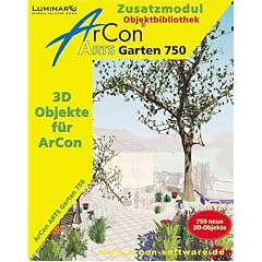 ArCon Arts Garten 750, 1 CD-ROM Zusatzmodul Objektbibliothek. Ben�tigt ArCon ab 3.x.