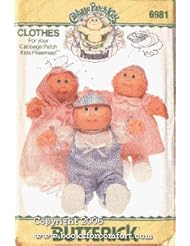 From Amazon.com. Click for details:
 Cabbage Patch Kids Preemies Clothing, Butterick No 6981 Cabbage Patch Kids Preemies Clothing, Butterick No 6981