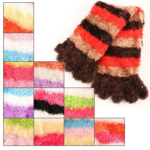 UB Ultra Soft Fuzzy Toe Sock