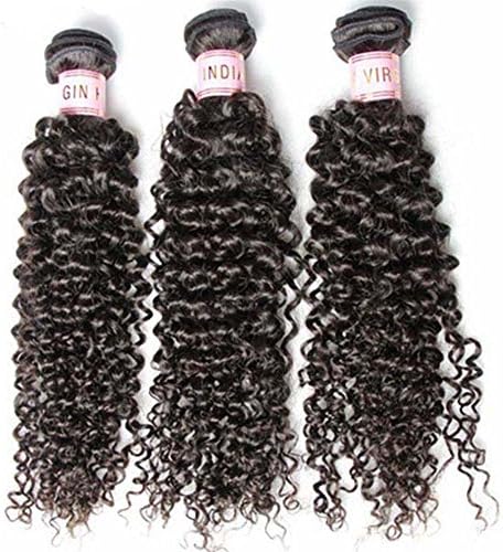CoolFar 26"28"30" 7A Indian hair weaving Curly remy hair virgin human hair 3 bundles 300 gram natural black Indian remy hair weft