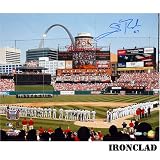 Scott Rolen Signed Busch Stadium 16x20