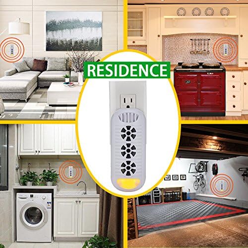 NOVOTEK Electronic Pest Control - The Most Powerful Pest Repellent Emits TRIPLE ULTRASONIC to Effectively Repel Rats; Mice; roaches and more. THE BEST PEST REPELLER FOR RESIDENTIAL AND COMMERCIAL.