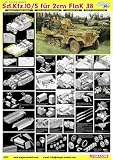 Dragon 500776676 - WWII Deutsches Sonderkraftfahrzeug 10/5 HK 2 cm Flak38 1:35