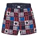 Infant Boys Stars Plaid Swim Short 18M