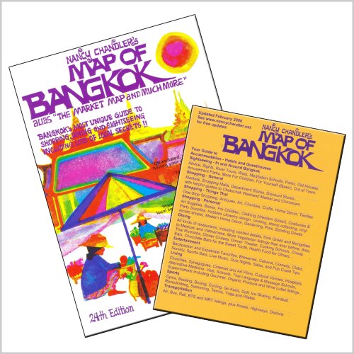 City Travel Guides Discounted  Books : Nancy Chandler's Map of Bangkok