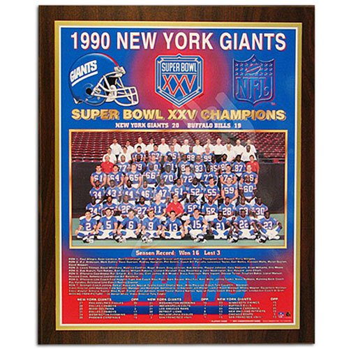 Buy Giants Mounted Memories Giants Healy Plaque Super Bowl XX by Mounted Memories