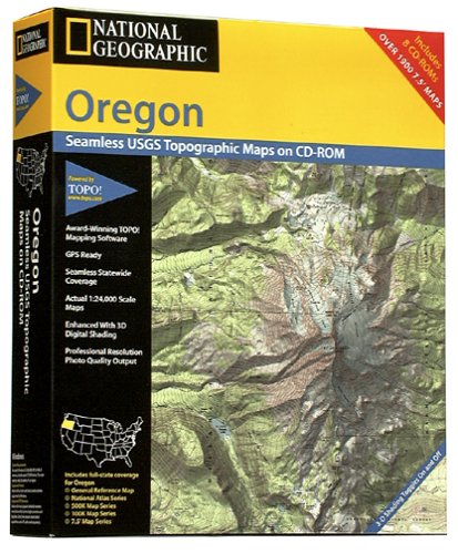 Electronics: National Geographic TOPO Map  Oregon   Windows 