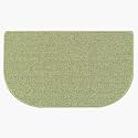 Bacova Guild 01828 Solid Pebble Berber Hearth Rug