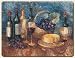 WINE Cheese GLASS CUTTING BOARD Kitchen HOME Decor NEW