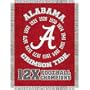 NCAA Alabama Crimson Tide 48-Inch-by-60-Inch Commemorative Acrylic Tapestry Throw