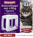 Eigenschaften Staywell  / STAYWELL 300 Katzenklappe 4-Wege transparent/weiß #08174