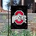 OSU Buckeyes Black Garden Flag and Yard Banner