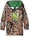 John Deere Boys' Mossy Oak Print Logo Fleece Hoodie