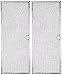 Downdraft Stovetop Filter Replacement for 71002111 Jenn Air Filter Downdraft 15.6” x 6.4” - Range Oven Filter Fits Into Jennair Downdraft Filter Vent and Protects the Stove Fan (2-Pack)