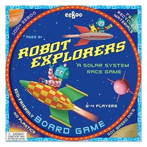 eeBoo Robot Explorers Solar System Board Game