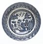 Churchill China Royal Wessex Blue Willow 6-Inch Cereal Bowls, Set of 4