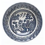 ChurchillChinaRoyalWessexBlueWillow6-InchCerealBowls,Setof4