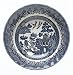 Churchill China Royal Wessex Blue Willow 6-Inch Cereal Bowls, Set of 4