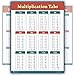Young And Refined Learning Multiplication table tabs red chart fully LAMINATED poster for classroom clear teaching math tool for school (16x20)