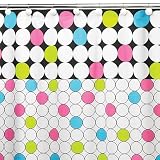 Bright Lights Polka Dot Bathroom Collection Shower Curtain