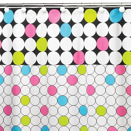 Bright Lights Polka Dot Shower Curtain