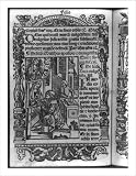 Historic Print (M): Full page with illus. of man painting madonna and another making engraving]